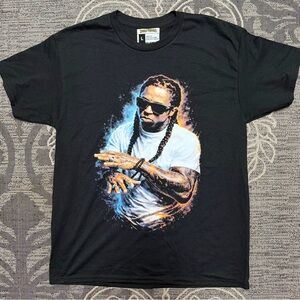 Lil Wayne Black Graphic T-Shirt